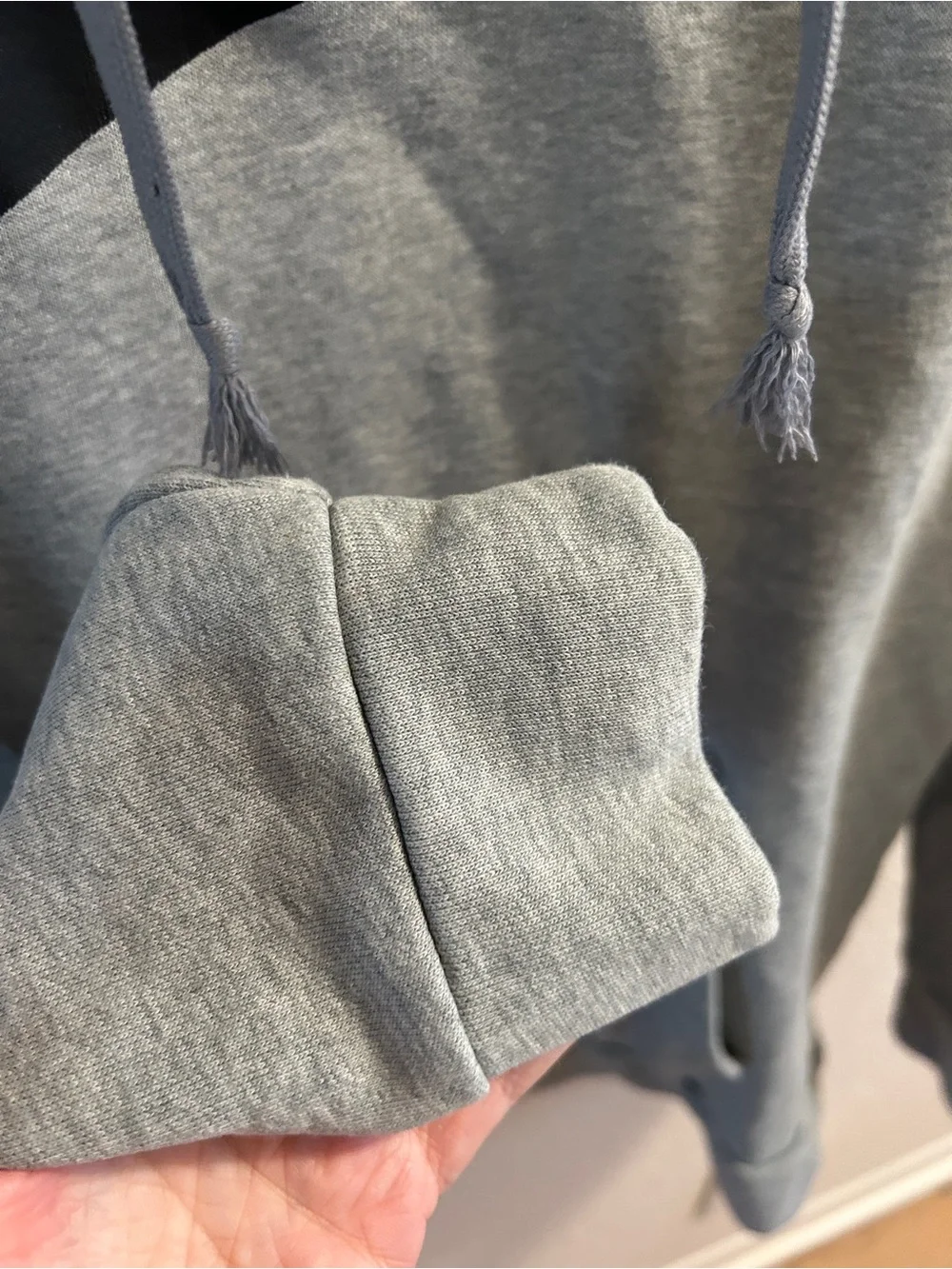 Men’s Nike Gray Hoodie with Black Swoosh